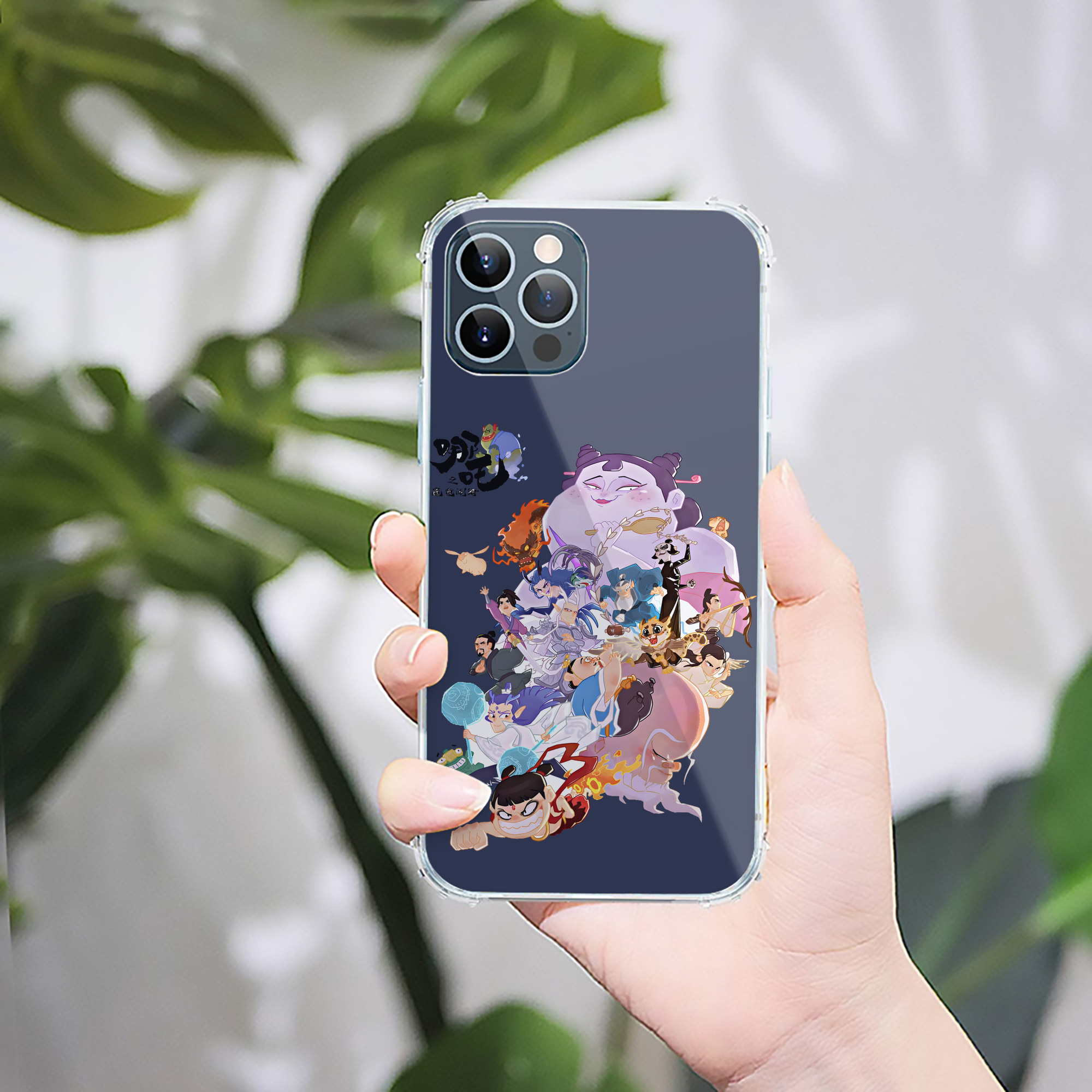 （画像用） Ne Zha 2 ナタ 魔童の大暴れ 【iPhone 12シリーズ対応】透明スマホケース（クリアソフトケース）